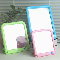Internet celebrity Japanese macaron makeup mirror desktop girl student dormitory home towel hangable wall mirror makeup mirror
