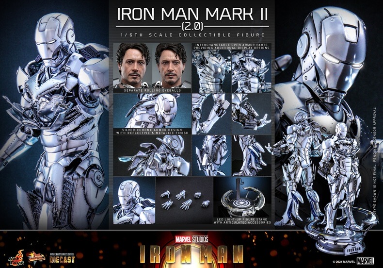 Hottoys Ht 1/6 Die-Cast Alloy Mark2 Mk2 2.0 Mms733D59 New in Stock