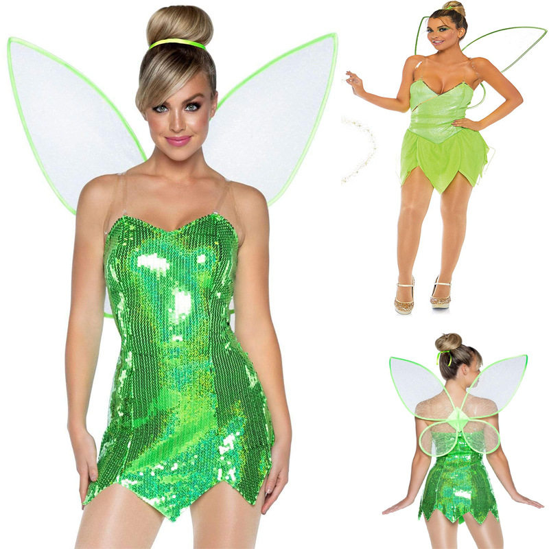 Adult's enchanted fairy tinkerbell princess dress: the new favorite for  halloween cosplay?