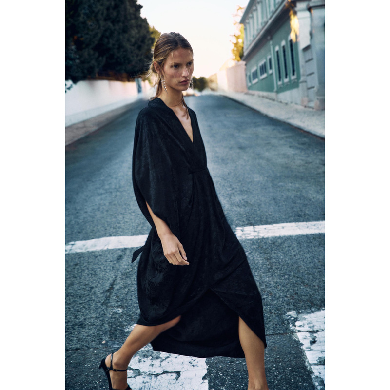 Zero Point October Spanish Authentic Purchase Zara Floral Jacquard Long Dress 8603/866 8603866 Zero Point October Spanish Authentic Purchase Zara Floral Jacquard Long Dress 8603/866 8603866