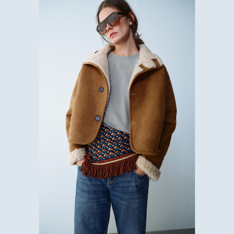 Zero Point October Spanish Authentic Purchase Zara Short Double-Sided Jacket 6318/345 6318345