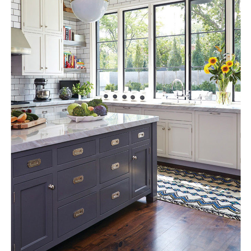 Embedded drawer concealed handle Hidden cabinet door handle on American tatami modern minimalist overall cabinet