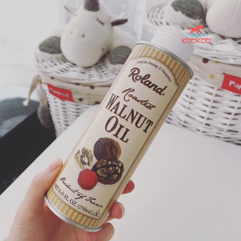 French ROLAND Rolande low temperature virgin walnut oil infant baby non-staple food oil DHA pregnant women can use 6