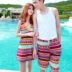Cặp đôi đồ bơi mùa xuân hot lady ba mảnh bikini bốn mảnh áo tắm mỏng bảo thủ phù hợp với bãi biển Set đồ đi biển cho cặp đôi Vài đồ bơi