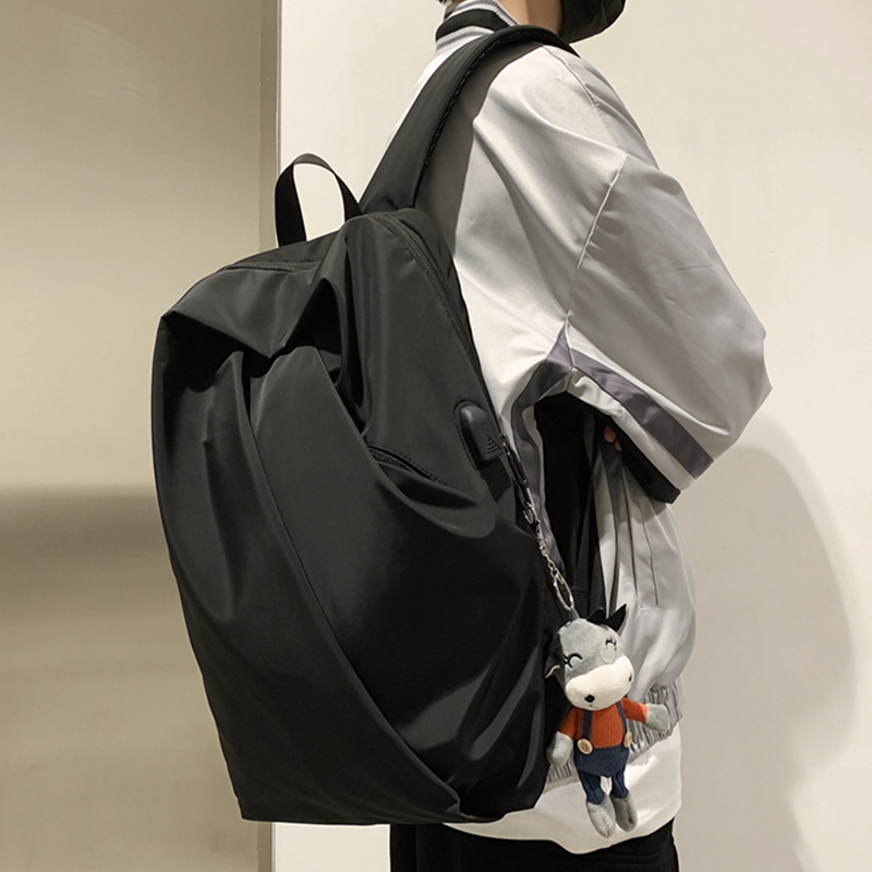 Schoolbag male college student casual all-match tide brand campus simple large-capacity backpack fashion trend computer backpack