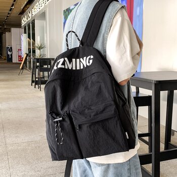 Backpack for men and women casual simple style sports travel backpack student school bag large capacity lightweight waterproof backpack