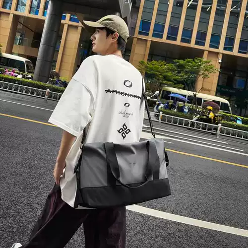 Вместительная и большая сумка для путешествий, спортивная трендовая спортивная сумка, портативная сумка для хранения