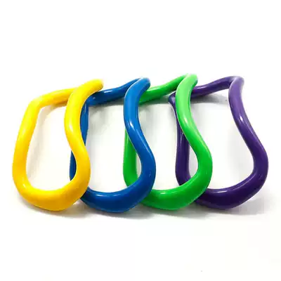 Yoga ring Pilates fitness circle soft stretch ring shoulder training Resistance support tool stretching thin massage leg