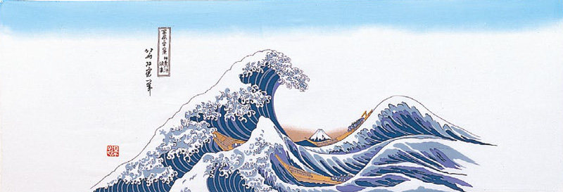 Japanese kendo hand wipe new injection dyed turban kendo turban imported pure cotton face hand wipe turban