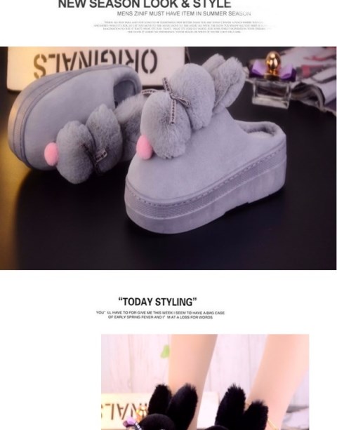 Giày cotton nữ mùa đông Giày gia đình có thể được mang bên ngoài Giày của phụ nữ Maotou dép nữ dép quai ngang