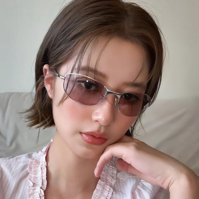 High-End Light-Colored Polarized Sunglasses for Women Y2K Hot Girl with Big Face, Slimming Outdoor Uv400 Anti-Ultraviolet Sunglasses for Men High-End Light-Colored Polarized Sunglasses for Women Y2K Hot Girl with Big Face, Slimming Outdoor Uv400 Anti-Ultraviolet Sunglasses for Men