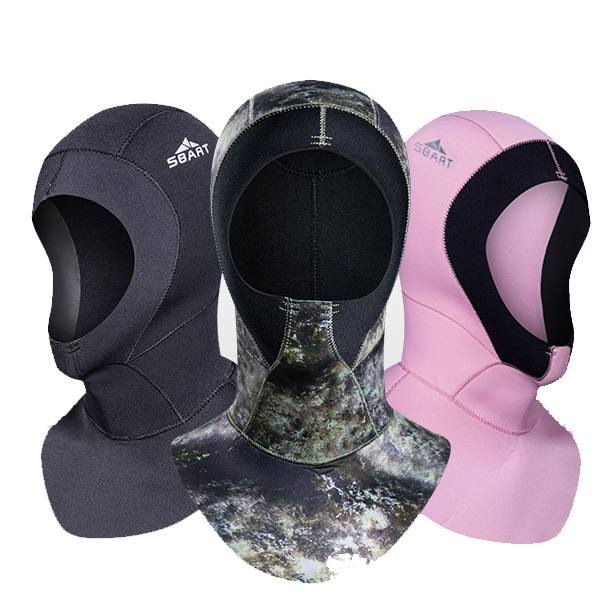 Shark Bart waterproof female swimming cap Anti-UV sunscreen face cover mask Face Gini diving swimming cap