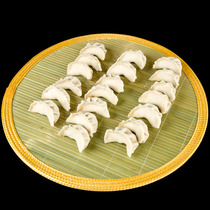 Thickened double-layer natural bamboo green bamboo dumpling curtain dumpling pad dumpling plate cover double-sided support plate