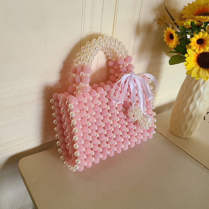DIY Pearl Bayberry Ball Beading Material Kit Finished Product Casual Handbag Paired with Hanfu LAOSHU Handmade Gifts