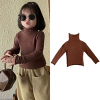 Кофейный манекен головы, высокий воротник