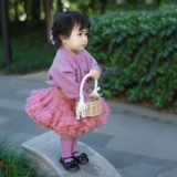 Свитер, детский трикотажный кардиган для девочек, осенняя куртка, детская одежда, осенний, в западном стиле