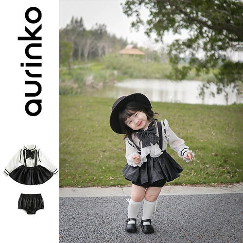 Платье, осенняя юбка на девочку, юбка-пачка, в западном стиле