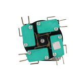 红开 HKF4-11-4L, встряхивая рокер с помощью перекладины поперечного скрещивания скрещивания отверстия 30-миллиметрового выключателя основного порядка