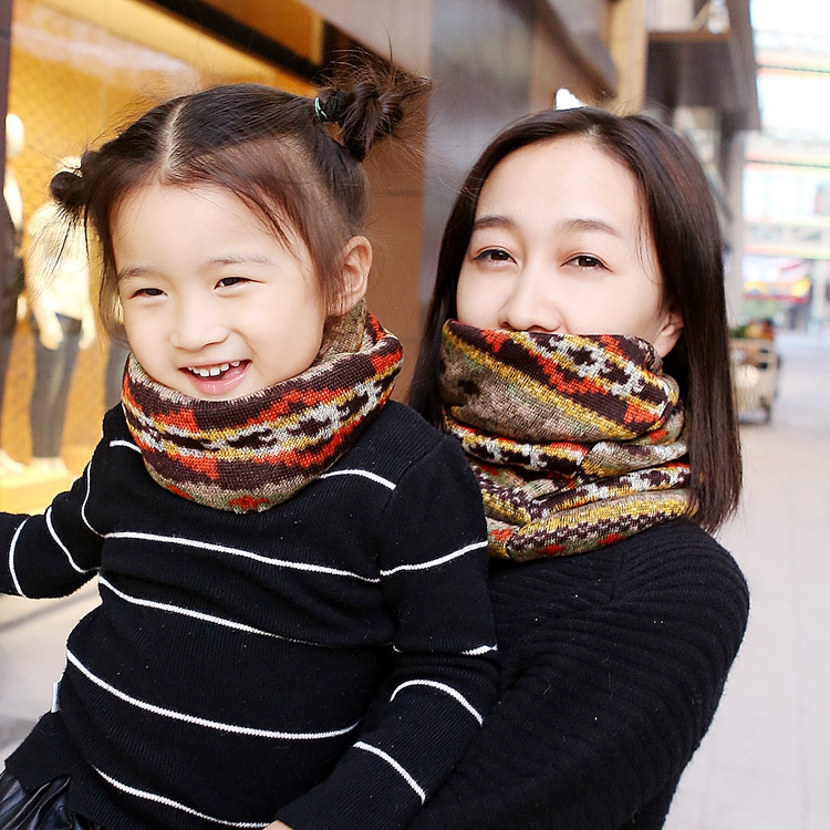 Scarf neck cover Women's winter wild warm dual-use wool collar knitted thickened pullover hat student Korean version