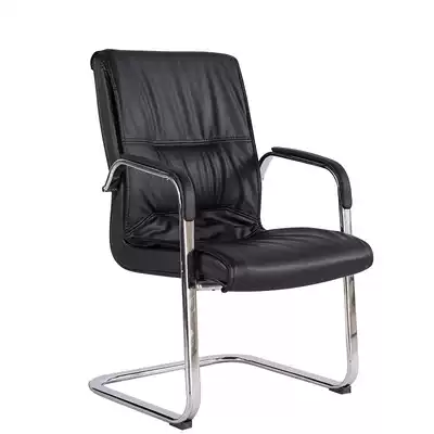 Office chair bow staff chair computer chair home simple Conference chair reception chair boss training leather chair chair training leather chair swivel chair