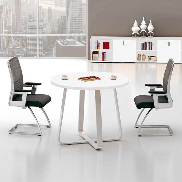 Shanghai Office Furniture Creativity Business Small Round Table Brief Modern Reception Conference Table Talks Desk Will Guest Desk