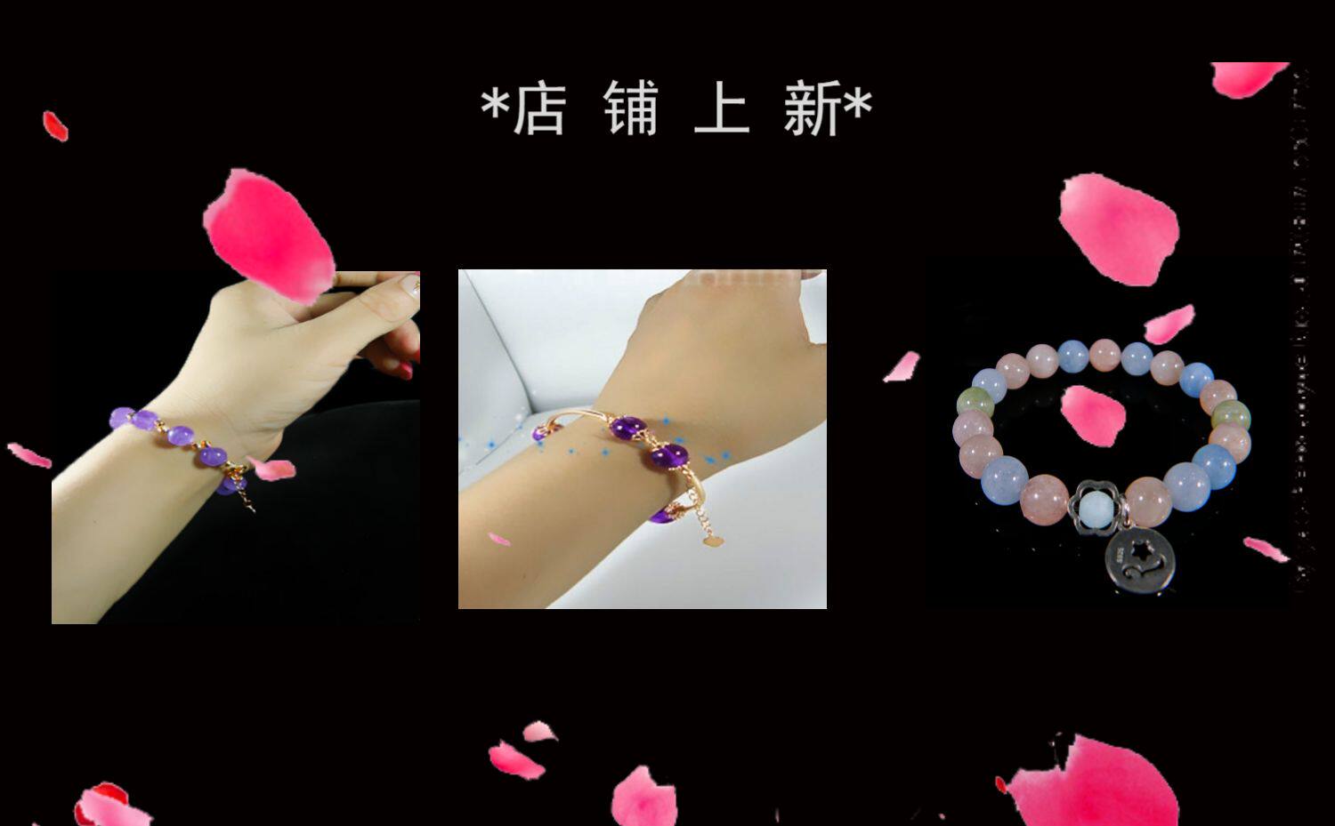 手饰/手串 天然紫水晶手錬女 黄水晶 紫黄晶正品刻面叠珠高档礼物饰品 OTHER