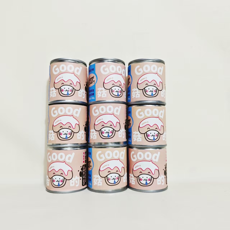 Tail Life Pet Snacks Rich Creamy Mushroom Soup Canned Food for Adult Cats and Kittens 0 Gelatin 0 Added Starch 100g