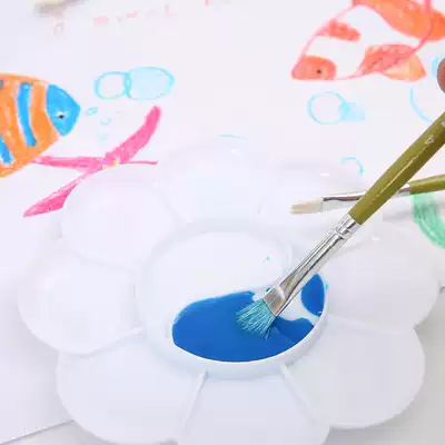 Morning light palette palette paint plate gouache color plate watercolor plate oil painting large children's introductory painting