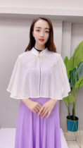 Chiffon small shawl summer with skirt thin cape jacket all-match top cardigan short sun protection clothing women