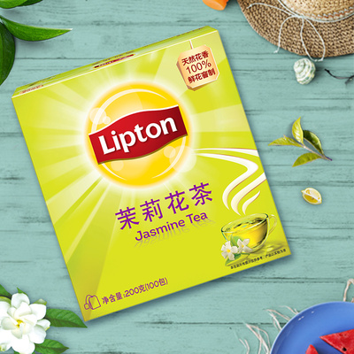 【立顿】茉莉花茶茶包100包