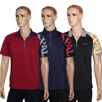 Foreign trade export Japanese men and women quick-drying casual sports short-sleeved T-shirt running fitness golf pullover