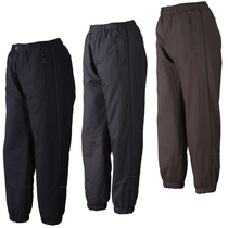 Sunsongmei thick house men and women lightweight warm windproof outdoor sports cotton pants closed feet middle-aged and elderly cotton trousers defects