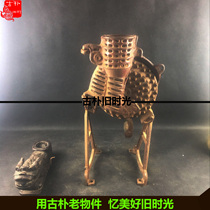 Special folklore old agricultural tools hand-cranked Old Thresher nostalgic manual hand-cranked corn machine film props