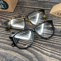  New large frame eyeglass frame mens myopia frame plate frame womens fashion trendsetter frame