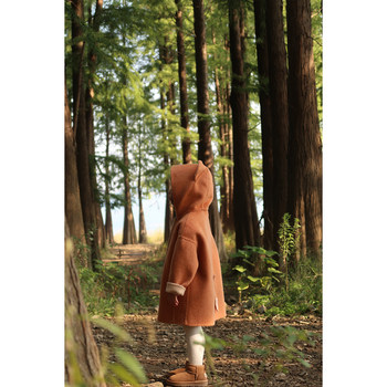 Children's high-end 100% wool coat