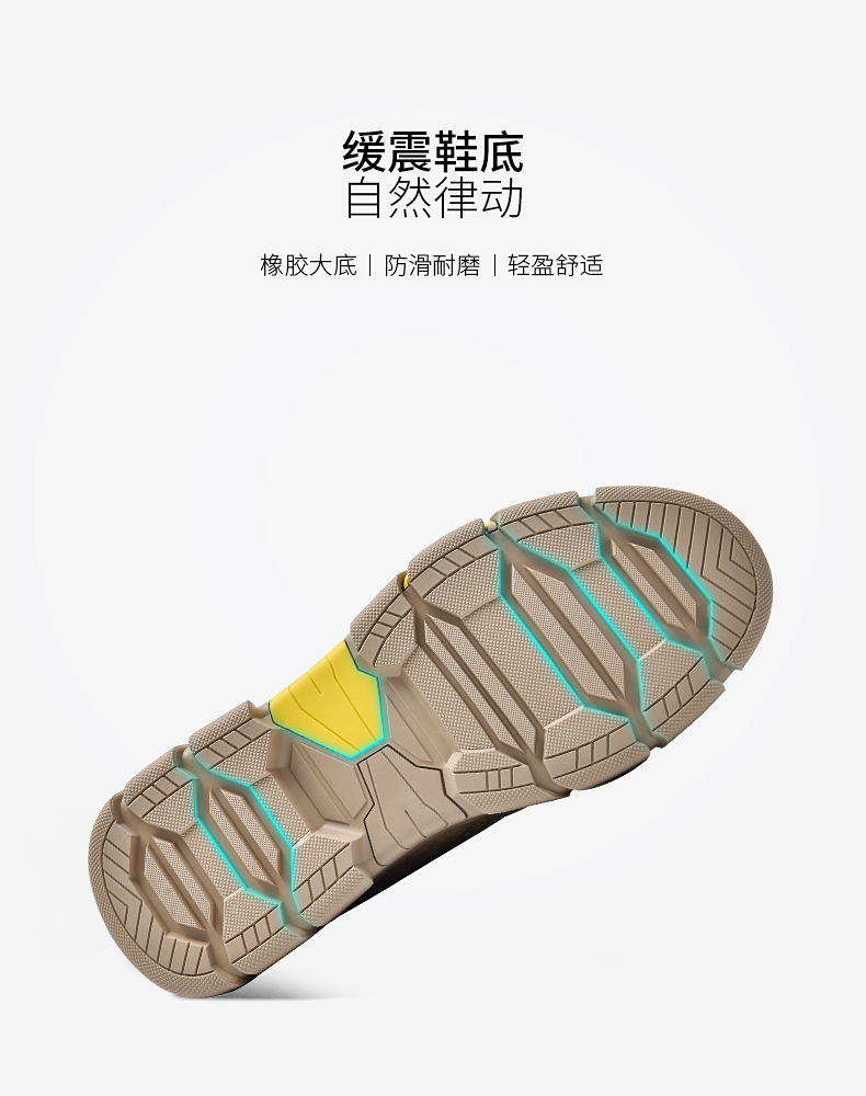 satchi 沙驰 19新款男士工装靴 图5