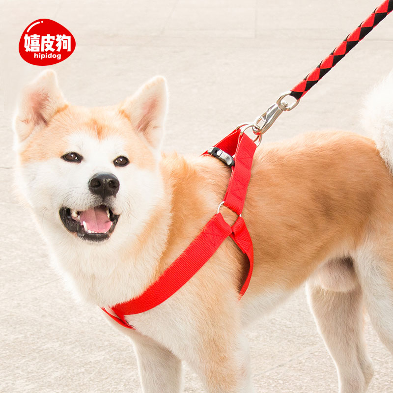 Dog Traction Rope Walking Dog Rope Dog Necklace Subitem Ring Medium Sized Large Canine Wool dog Labrador Pet Supplies