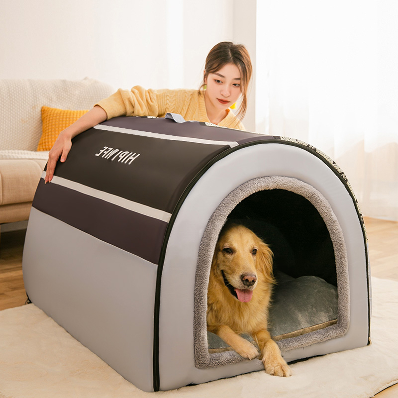 Dog Kennel Large Dog Seasons Universal Pooch Bed House Type Removable Washing Golden Hair Dog House Summer Cool and Pet Supplies