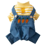 Собачьи брюки с вышившим цветочным джинсовым джинсовым джинсовым джинсом