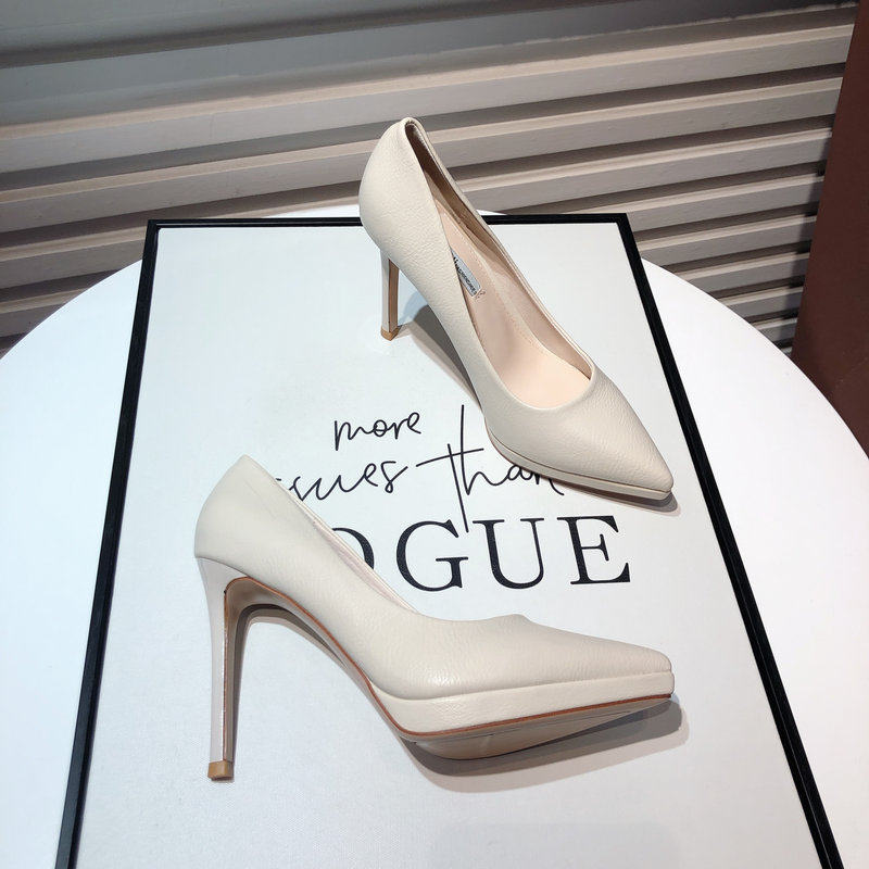 Hong Kong ultra high heels 2023 springtime new French style sexy pointy waterproof bench fine with shallow mouth female single shoe tide-Taobao