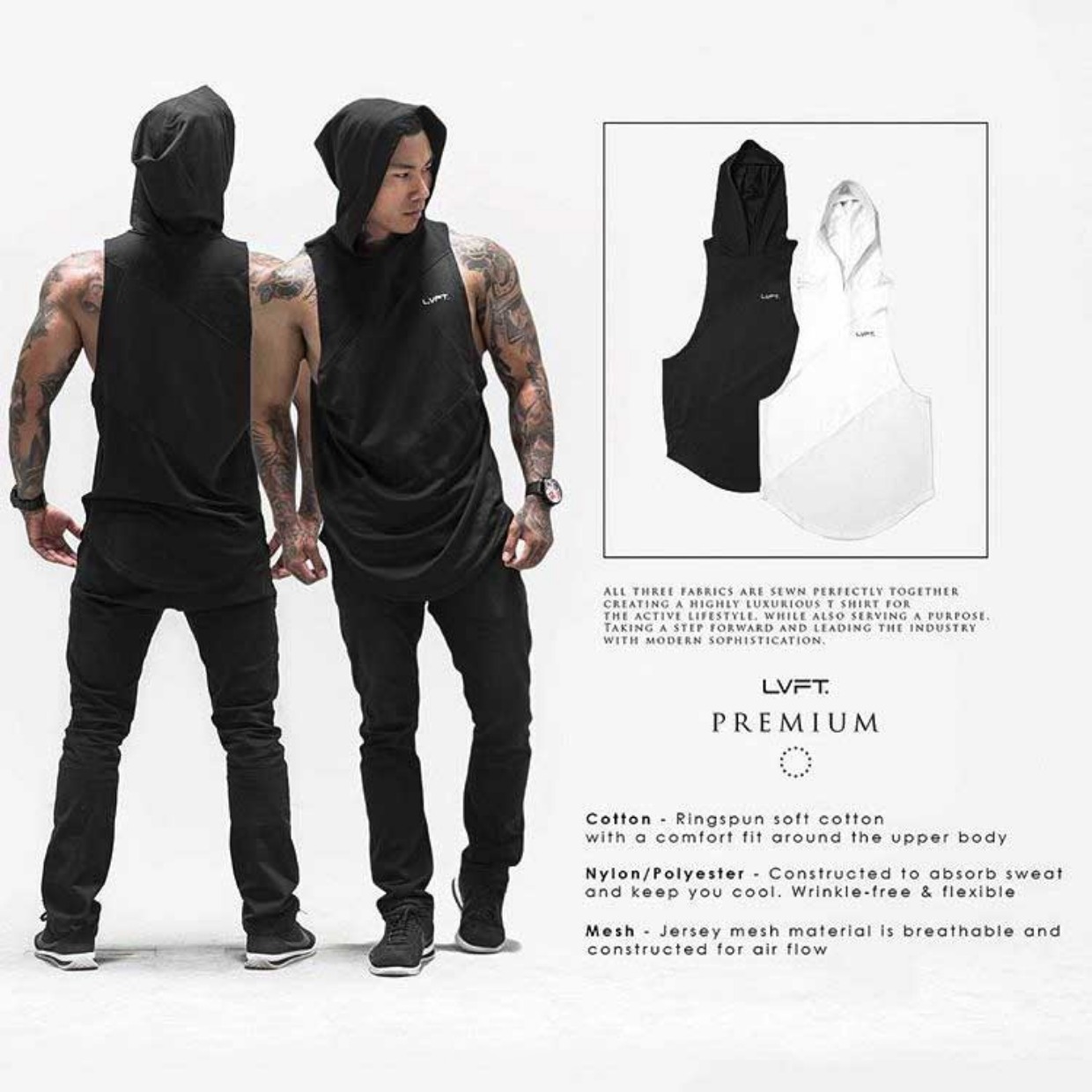 Áo thể thao Áo nam không tay Cantilever Cơ bắp Vest Anh em tay áo Thể thao nhanh khô mồ hôi Thể hình lỏng lẻo áo ba lỗ