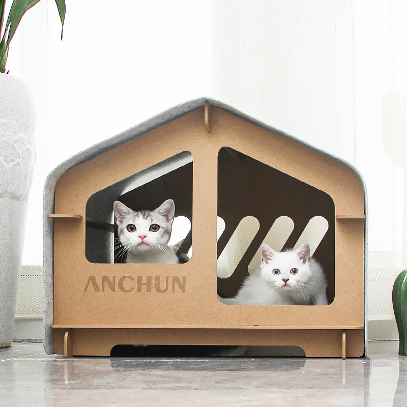 Cat litter cat house four seasons universal fully enclosed cat litter good-looking cat house summer and autumn cat litter large space