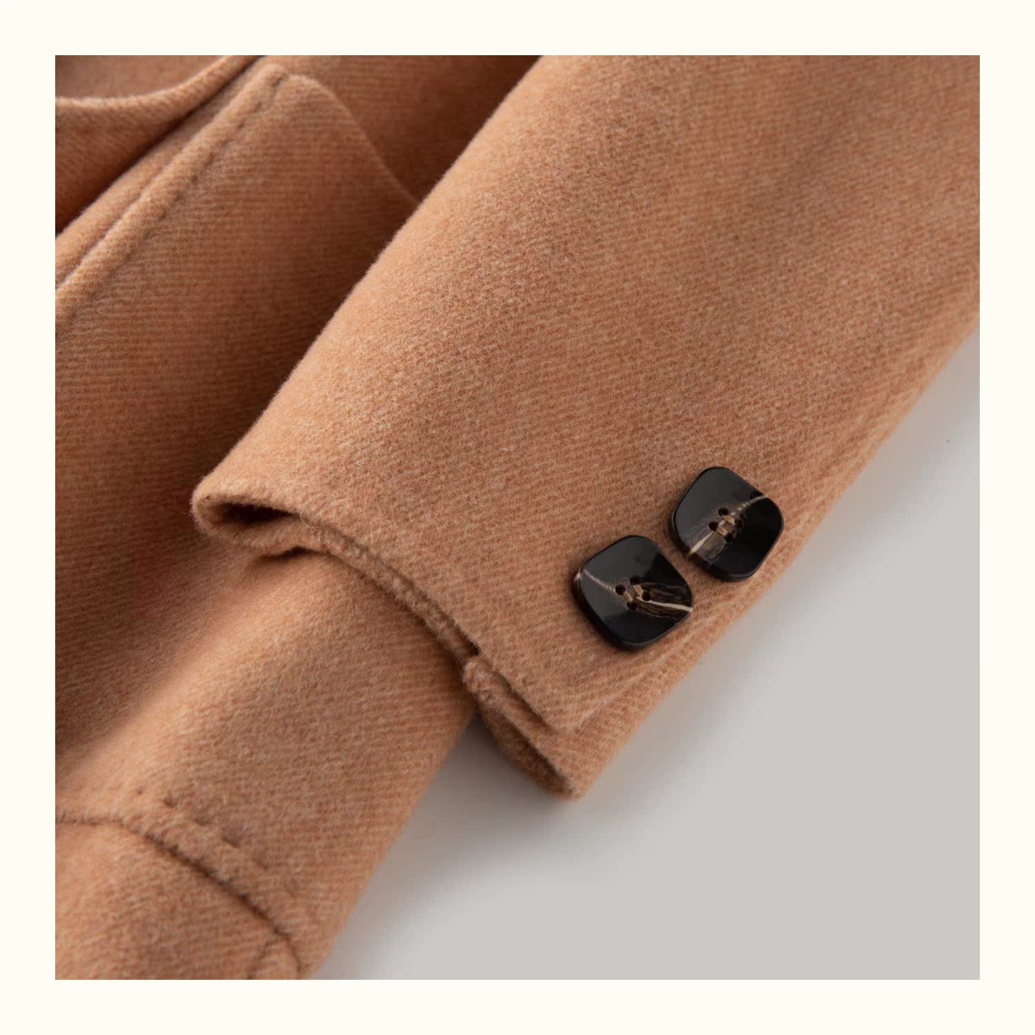 Áo len lông cừu Luhuang của phụ nữ chống mùa cashmere quý phái phiên bản Hàn Quốc 2019 áo len mới nữ dài - Áo Hàn Quốc áo măng tô burberry nữ