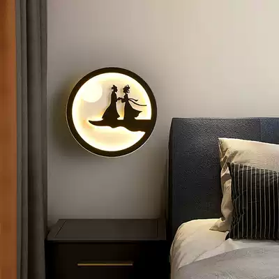Wall lamp simple modern bedroom bedside lamp LED Nordic creative living room background wall aisle corridor staircase lamps