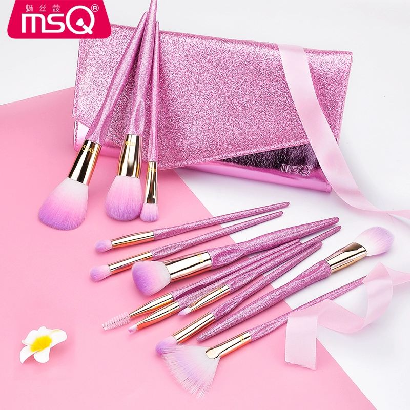 MSQ / Charm Silk 12 Aurora Love Makeup Brush Set Full Set of Powder Brush Eye Shadow Brush Makeup Brush Tool - Các công cụ làm đẹp khác