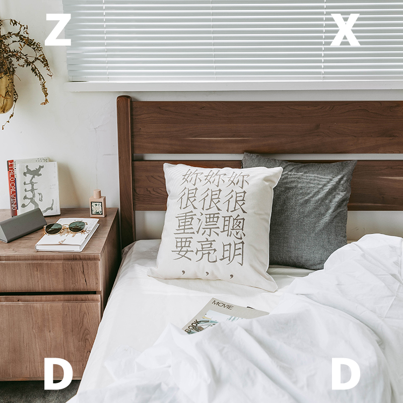 Original design Japanese simple Chinese Zen in cotton cotton cushion sofa cushion pillow sleeper living room decoration