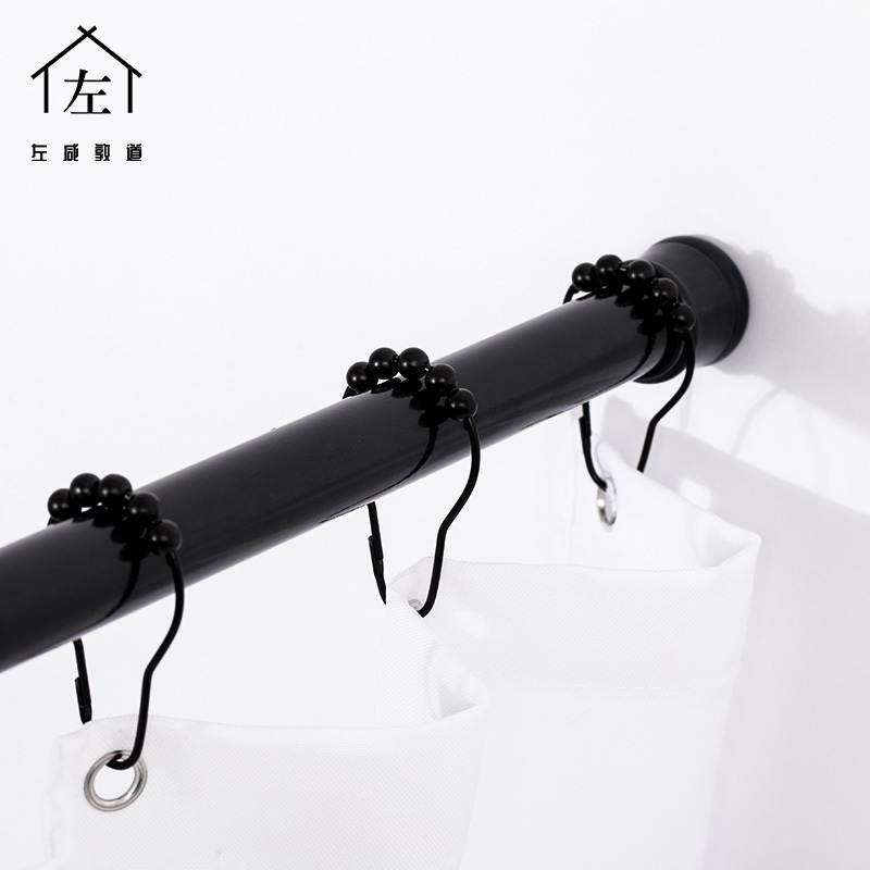 Metal 304 stainless steel ball shower curtain ring Hook ring hook ring large trap hook loop hanging loop