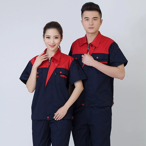 Летний тонкий износостойкий комбинезон подходит для мужчин и женщин, короткий рукав, делается под заказ