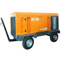 Manufacturer direct selling red five-ring electric mobile screw air compressor HGD110-8 motor 110KW