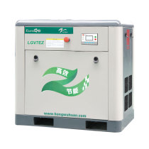 Red five ring screw variable frequency air compressor European version of the upright LGV7EZ series 7 5KW